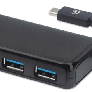 Conector Múltiple de 4 Puertos para USB MANHATTAN 164924
