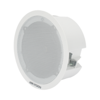 Altavoz Secundario para Montaje en Plafón | 3 Watts | 8 Ohms | Compatible con DS-QAZ1203G1-BE | Uso en Interior  | No Requiere Alimentación Externa
