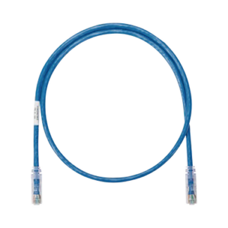 Cable de Parcheo UTP Categoría 6, con Plug Modular en Cada Extremo - 1 Metro (3.28 Pies) - Azul