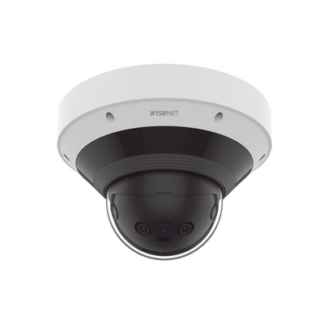 Cámara Panorámica Multisensor 8 MP / Visión hasta 209° / Análisis con inteligencia artificial / Detección Persona-Vehículo / WiseNR II y WiseStream III / WDR 120dB / IR 20 mts / IP66 / IK10 / NEMA 4X