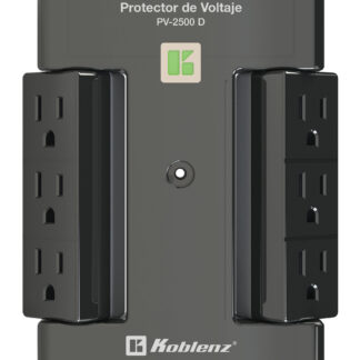 Protector de voltaje, 2500 VA /2000 W, 6 cont KOBLENZ PV-2500 D