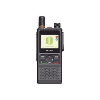 Radio PoC 4G LTE TELOX TE320 / Audio 3W con Cancelación de Ruido / IP67 Resistente a Agua y Polvo / Batería 4000 mAh (48 hrs) / Doble SIM LTE Global / Pantalla 2" / Compatible TASSTA y NXRadio