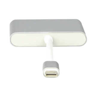 Adaptador Multipuerto USB-C 3.1 A HDMI 4K / USB 3.0 / USB – C /  Alta Velocidad de Transmisión de Datos / Admite Carga Rápida (PD) en el Puerto USB – C