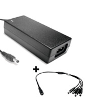 SAXXON PSU1204D - FUENTE DE PODER REGULADA DE 12 VCC 4.1 AMPERES/ CON CABLE DE 1.2 METROS/ PARA USOS MULTIPLES SISTEMAS DE CCTV, ACCESO, ETC/ CERTIFICACIN UL/