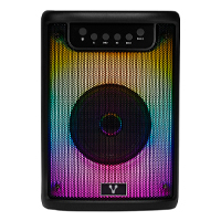 MINI BAFLE PORTATIL  / VORAGO / KSP-205  /  NEGRO / 4 PULGADAS / TWS  /  BLUETOOTH  /  RECARGABLE   /   RGB