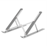 SOPORTES/MANHATTAN/462617/SOPORTE DE ALUMINIO PARA LAPTOP O TABLET CON ELEVACIÓN AJUSTABLE, ECO