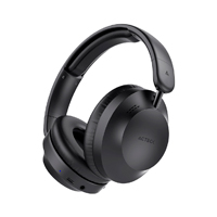 AUDIFONOS ACTECK TRITON PRO HP636 / DIADEMA / INALAMBRICOS / BT 5.4 - AUX 3.5 MM / MICROFONO OMNIDIRECCIONAL / BATERIA 30 HRS / CANCELACION DE RUIDO / ULTRALIGEROS / 20 HZ -20 KHZ / NEGRO / AC-940924
