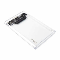 CARCASA CASE ENCLOSURE PARA DISCO DURO ACTECK ARMOR CLEAR HC430 / HDD 2.5 / CONEXION USB MICRO B / SATA / TRANSPARENTE / AC-934688