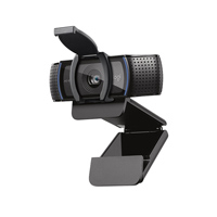 WEBCAM LOGITECH C920S PRO FULL HD 1080P 30 FPS 3MP ZOOM DIGITAL 1.2X ENFOQUE AUTOMATICO 2 MICROFONOS TAPA DE PRIVACIDAD USB-A
