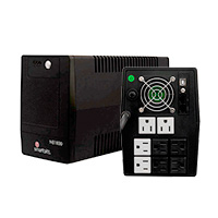 NO-BREAK INTERACTIVO SMARTBITT  SBNB1800  1800VA/900W, CLAVIJA NEMA 5-15P, 8 CONTACTOS, TIPO NEMA 5-15R, 4 CON RESPALDO DE BATERAS, REGULACION Y SUPRESION DE PICOS Y 4 CON REGULACION  RJ11 Y USB
