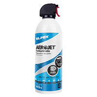 REMOVEDOR DE POLVO | SILIMEX | AERO JET 440 ML AIRE COMPRIMIDO | DESPLAZA LA HUMEDAD Y ELIMINA LAS PARTÍCULAS | NO DAÑA COMPONENTES | LIBRE DE CFCS Y HCFCS