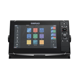 Pantalla Náutica 9 Pulgadas SolarMAX IPS / Procesador iMX 8 / Ecosonda Integrada 1kW CHIRP / GPS Incorporado / Conectividad Inalámbrica / Compatibilidad con Accesorios Simrad / Montaje Flush o Bracket / Incluye Mapa Mundial