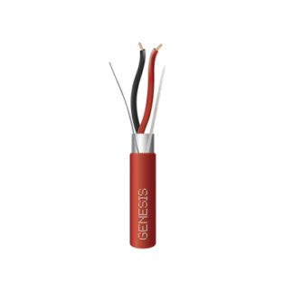 Bobina de Alambre 152 Metros (500 Pies) / 2 x 16 AWG Blindado / PLENUM / Para Alarmas de Incendio