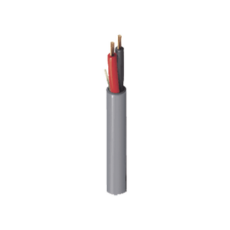 Bobina de 305 Metros (1000 Pies) de Cable / 2 x 16 AWG / Color Gris / Para Aplicaciones Multi Propósito, Seguridad, Control de Acceso, Audio.