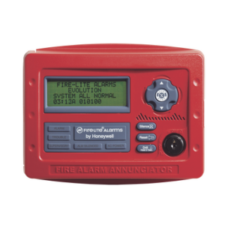 Anunciador Serial para Paneles Direccionables Fire-Lite, Color Rojo