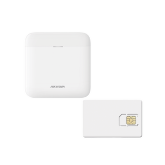 (AX PRO) KIT de Alarma AX PRO / Incluye: 1 Hub con batería de respaldo / 1 año de Servicio de Datos 600MB / Wi-Fi / 3G/4G / Compatible con Hik-Connect P2P