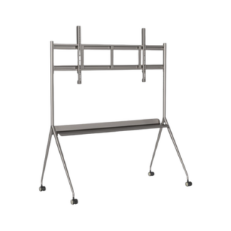 Montaje de Piso Móvil para Pantallas de 75 y 86" / Compatible con VESA / Incluye Soporte para Pantalla