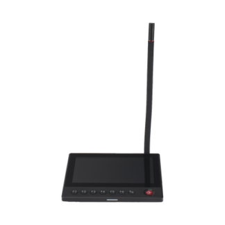 Micrófono IP | 12 VCD |  Pantalla Touch 7" | Transmisión en Tiempo Real | Integración con HikCentral Professional