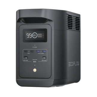 Estación de Energía Portátil de 980Wh Litio LFP / 10 Puertos AC 500 W (Max. 1000W) / 2 USB-C 100W / Cargador de Coche 10A a 12.6V / Conectividad WiFi y Bluetooth (App) / Carga Solar 500W Max.