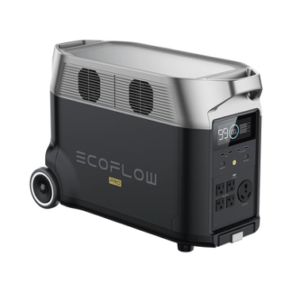 Estación de Energía Portátil DELTA PRO 3600Wh Litio LFP / 5 AC 3600W (7200W Pico) / 2 USB-C 200W / Capacidad para Aumentar Respaldo / Cargador de Coche 10A a 12.6V / Conectividad WiFi y Bluetooth (App) / Carga Solar 1600W Max.
