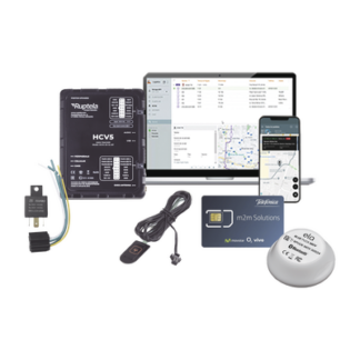 Kit de Localizador 4G LTE /  1 MICSIM25GPS y datos 1 año + 1 BLUEPUCKRHT + 1 EPCOMGPSMENSUAL + RELAY + Botón SOS
