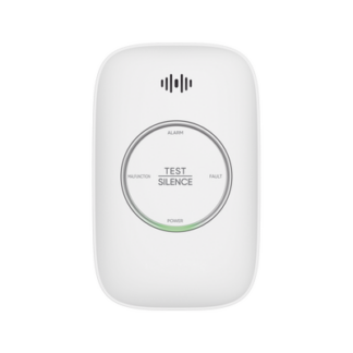 (HikFire) Detector de Gas Natural Metano (CH4) / Alarma Temprana / Salida para cierre de Válvula y/o  activación de Ventilador / Protección IP30 / Alarma de 70dB a 115dB a 1 metro de distancia