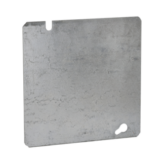 Tapa Cuadrada Ciega de Acero Galvanizado de 4 11/16".