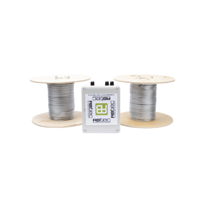 Kit IRONCLAD de Cable Sensor Perimetral Blindado / 150 m (492 ft) / 2 Zonas Independientes / Deteccion por Vibracion / Sin Falsas Alarmas / Tarjeta LPU400 / Calibracion por Software