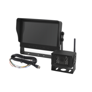 Camara de Reversa Inalambrica y Monitor para Vehiculos de Trabajo y Montacargas