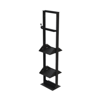 Kit de Rack Estándar 19", 45 UR con 2 Charolas  y PDU (8 tomas). Ideal para UPS y Servidores tipo Torre.