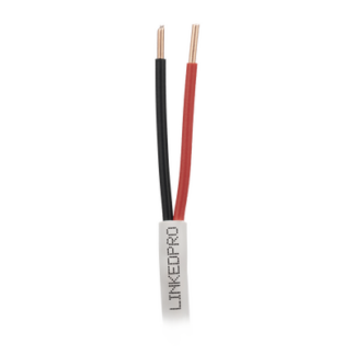 Bobina de Cable 305 Metros (1000 Pies): 6 x 22 AWG, Color Blanco, CMR, Para Sistemas de Seguridad y Alarmas