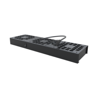Kit de 3 Ventiladores 110 Vca (12 x 12 cm) con Clavija para Gabinete de Piso