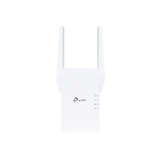 Repetidor / Extensor de Cobertura WiFi AX 1500 Mbps, doble banda 2.4 GHz y 5 GHz, con 1 puerto 10/100/1000 Mbps