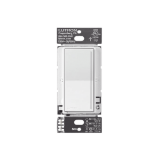 (RadioRa3) )Atenuador (dimmer) Auxiliar de pared, compañero de atenuadores multilocación. Usar en 3 vías o escalera.