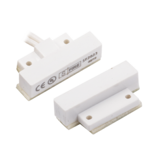 Contacto Magnético Ultra Compacto / GAP 13 mm (0.51 in) / Reed Switch NC / 12 VCC / Puertas y Ventanas