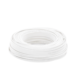 Bobina de 100 Metros (328.08 Pies) / Cable de CCA / 4 x 22 AWG / Tipo Aluminio Revestido de Cobre / Aplicaciones en Alarmas de Intrusión / Automatización