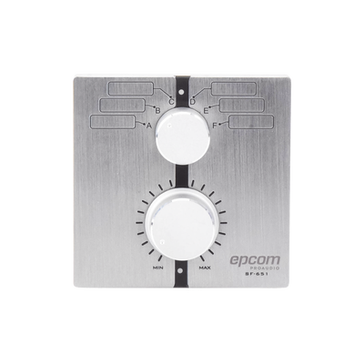 Control de Volumen Remoto con Selector de Canales | Compatible con Amplificador SF2240UC - SF4240UC