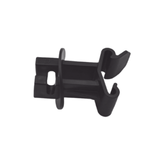 Aislador CLIP para Cerca Electrificada / Poste Tipo T / Resinas Virgenes de Alta Calidad / Proteccion UV e Intemperismo