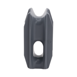 Aislador de Esquina Gris para Cercas Eléctricas / 18 kV / Anti UV / Resinas Vírgenes / Resistencia 7.5-10.2 kg / 66 mm x 31.6 mm