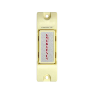 Botón de Emergencia / Botón de Pánico /  Ideal como botón de pánico / Montaje de Superficie / Relevador NC/NO Momentáneo /  Uso con Sirenas y Estrobos / Ideal para Control de Acceso