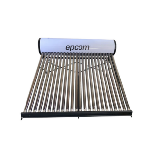 Bóiler Solar de 240L, Baja Presión con 24 Tubos de Vacío de Mayor Resistencia y Termotanque Inoxidable de Grado Alimenticio 240 L Resistentes a Granizo de Hasta 25 mm/ l, Incluye Anodo de Magnesio
