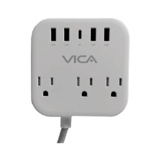 Centro Multicontactos VICA SUP USB 7P