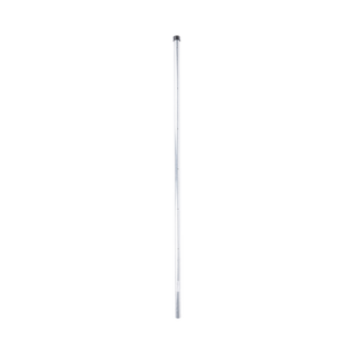 Poste de Esquina para Cerca Electrificada. Tubo Galva. de 1.4m, cal. 18 de 1" Diam. (Sin pintar). Ideal para 6 Aisladores