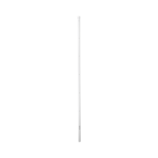 Poste de Esquina para Cerca Electrificada. Tubo Galva. de 1.4 m, cal. 18 de 1" Diam. + Pintura Blanca. Ideal para 6 Aisladores