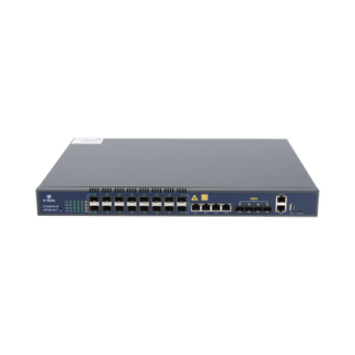 OLT de 16 puertos GPON con 8 puertos Uplink (4 puertos Gigabit Ethernet + 4 puertos SFP / puertos SFP+) hasta 2,048 ONUs
