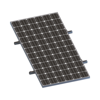 Kit De Minirieles Para Panel Solar Arreglo 1X1 Para Instalación Plano En Lámina