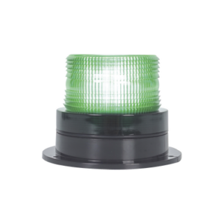 Burbuja Brillante de Larga Vida Útil, con 8 LEDs Color Verde, Domo Verde, 12Vcd