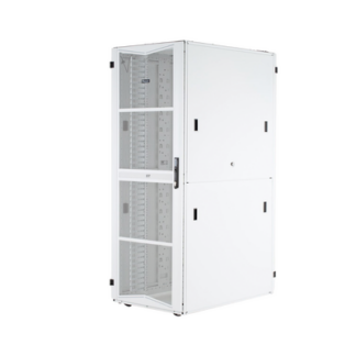 Gabinete FlexFusion para Centros de Datos, 42 UR, 600 mm de Ancho, 1070 mm de Profundidad, Fabricado en Acero, Color Blanco