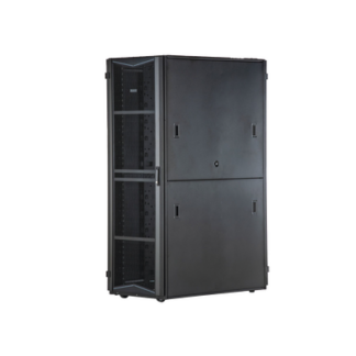 Gabinete FlexFusion para Centros de Datos, 42 UR, 800 mm de Ancho, 1200 mm de Profundidad, Fabricado en Acero, Color Negro