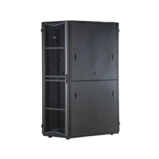 Gabinete FlexFusion para Centros de Datos, 45 UR, 800 mm de Ancho, 1200 mm de Profundidad, Fabricado en Acero, Color Negro